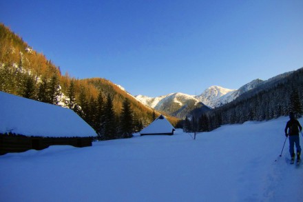 Skitourowe Zakopane.Trasa z Kuźnic przez Halę Gąsienicową na Zawrat