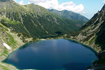 Czarny Staw pod Rysami - stawy i wodospady - staw / wodospad - Tatry