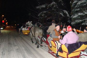 Mikuda - kuligi w Zakopanem - kuligi - kulig - Zakopane