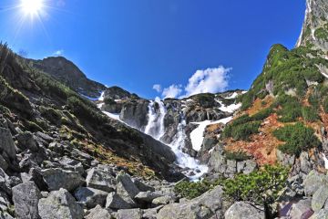 Wodospad Siklawa - stawy i wodospady - staw / wodospad - Tatry