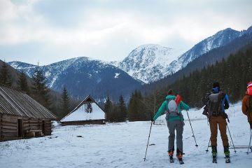 Trasa skitourowa z Kuźnic na Świnicką Przełęcz - skitury - skitourowe zakopane - Zakopane