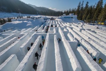 Śnieżny Labirynt Zakopane - dla dzieci - rozrywka i zabawa - Zakopane