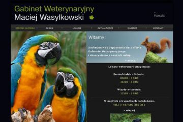 Gabinet weterynaryjny Maciej Wasylkowski - usługi -  - Zakopane